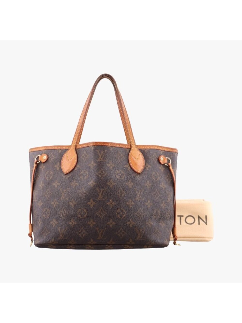 Louis Vuitton Neverfull MM Monogram Brown Canvas Tote